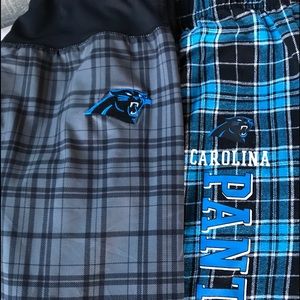 Set of 2 CAROLINA PANTHERS bottoms JR 11 12 13